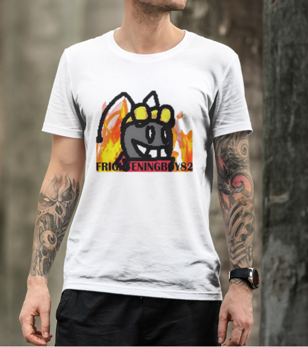 Moth FrighteningBoy82 Fire Background T-Shirt