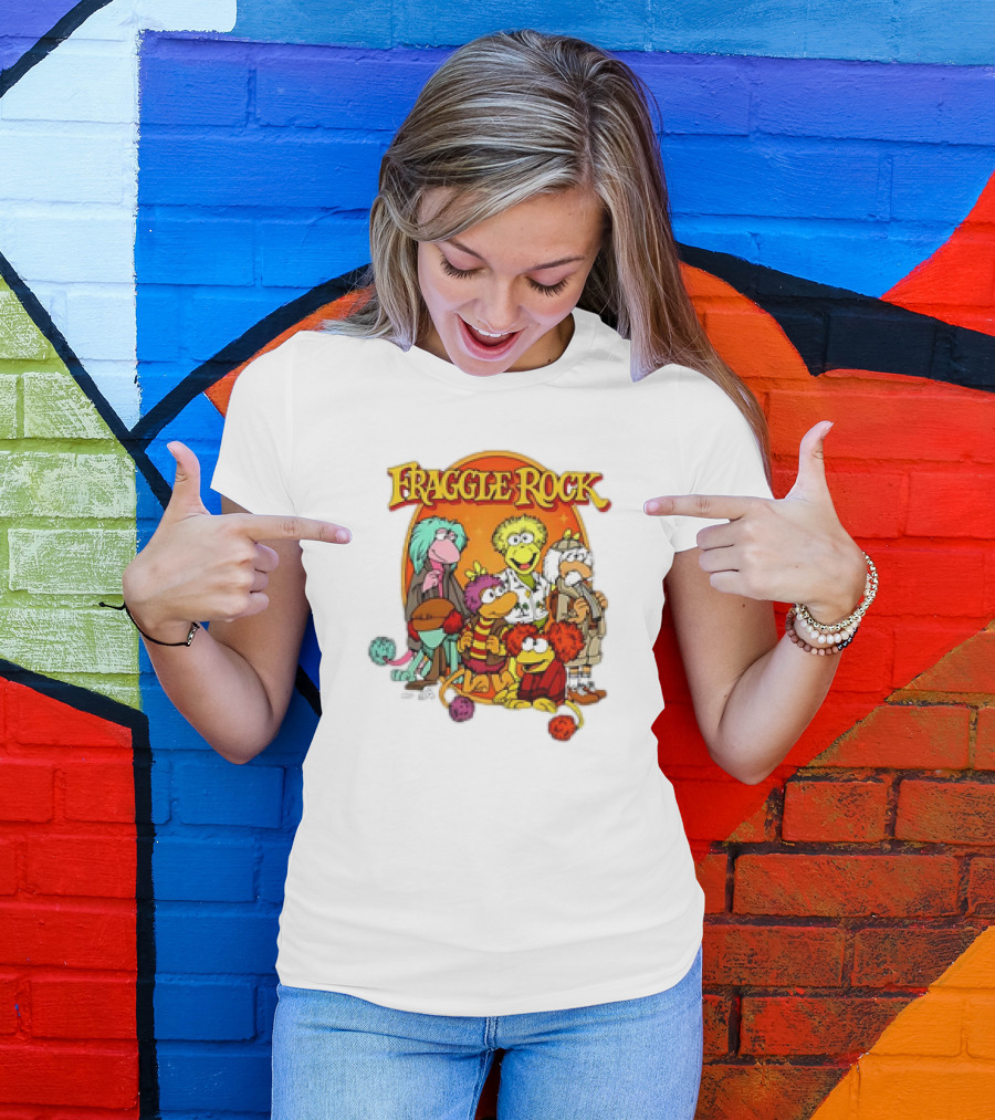 Fraggle Rock Group Cartoon Characters T-Shirt
