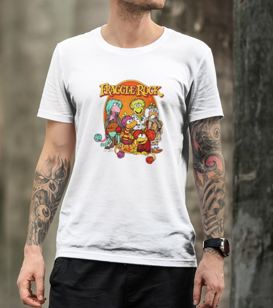 Fraggle Rock Group Cartoon Characters T-Shirt