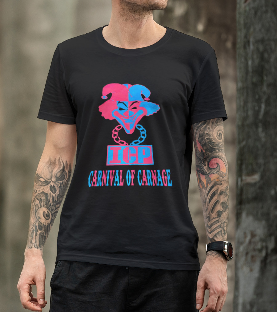 ICP Carnival Of Carnage Jester With Chain T-Shirt