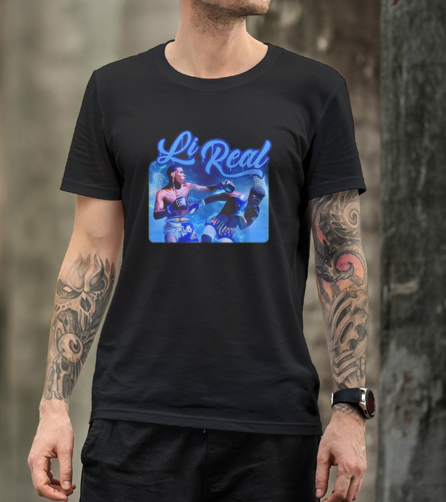 Li Real Boxing Match Action Scene T-Shirt