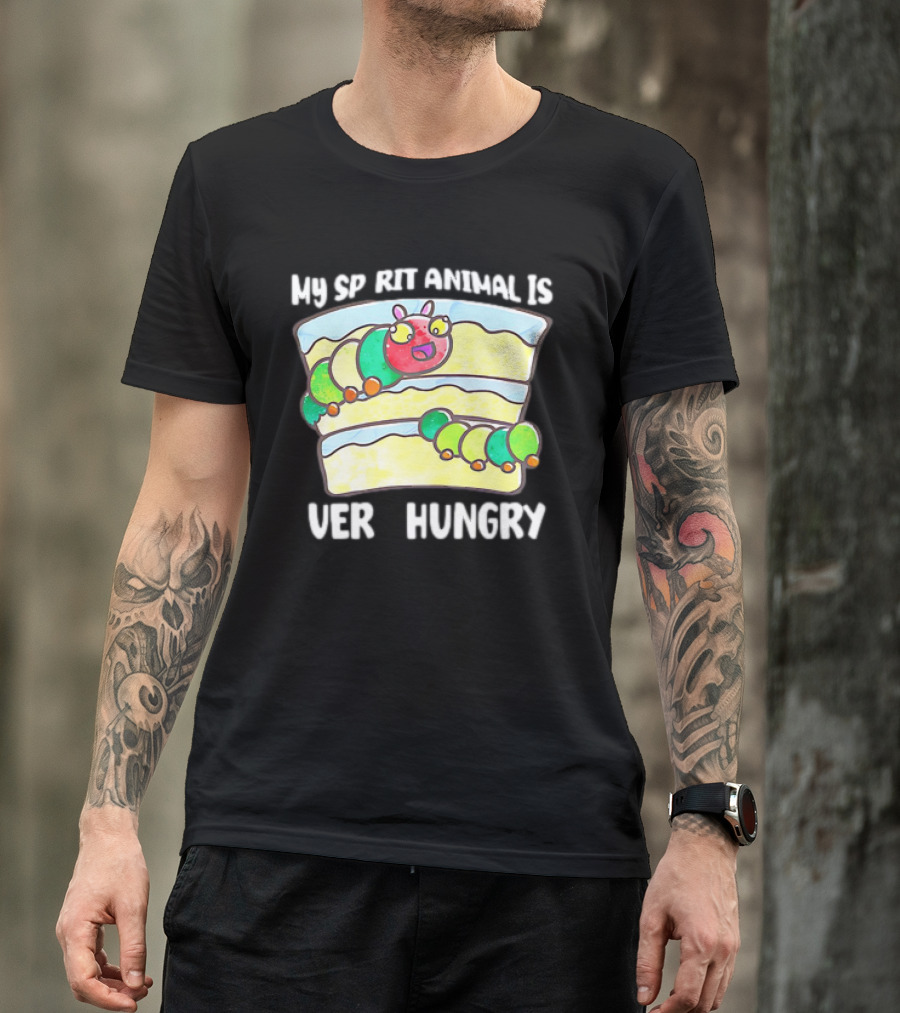 My Spirit Animal Is Very Hungry Caterpillar Cake Slice T-Shirt