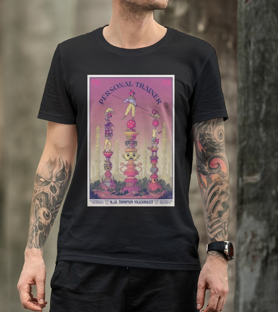 M.J.H. Thompson Volksorkest Personal Trainer Vera Nov 22 2024 Psychedelic T-Shirt