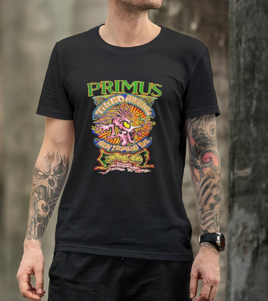 Primus Third Annual New Years Eve Freak Out Kaiser Auditorium Oakland 1996 T-Shirt