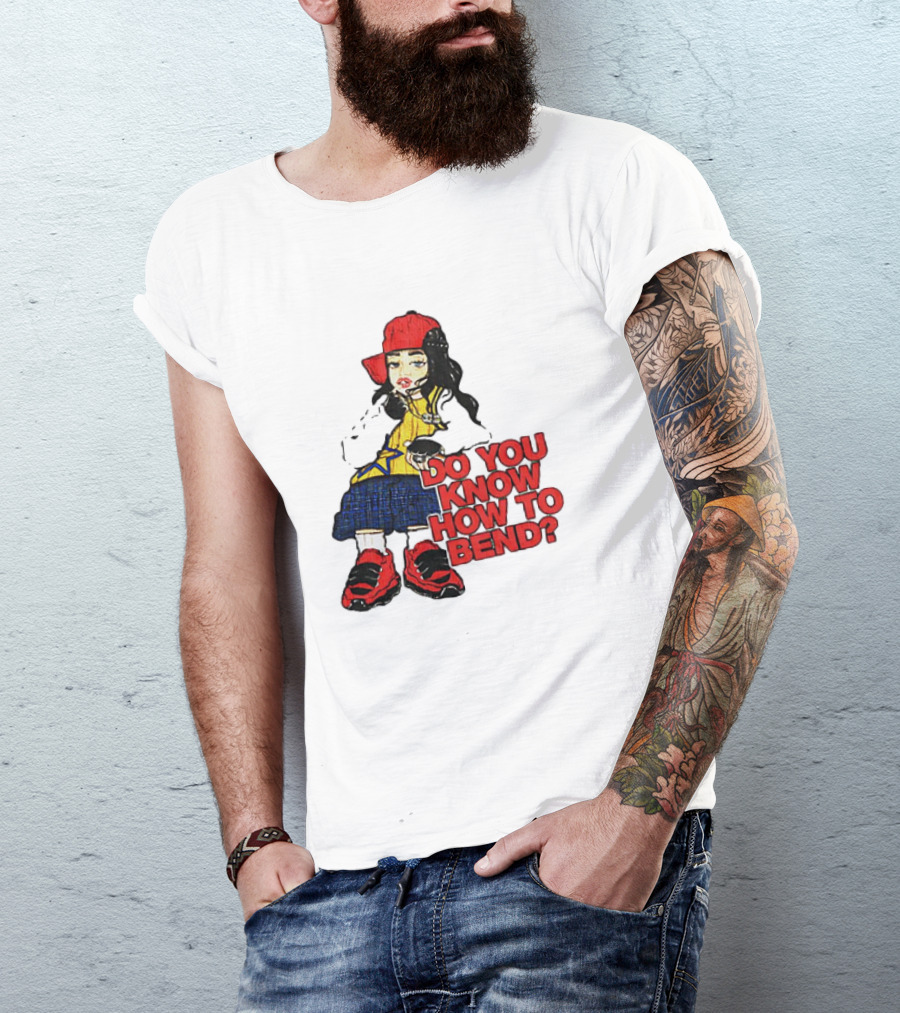 Billie Eilish Do You Know How To Bend Styled Cartoon T-Shirt