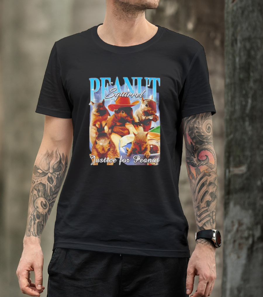 Peanut Squirrel Justice For Peanut T-Shirt