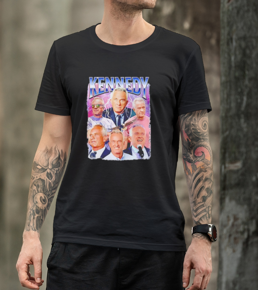 Kennedy Robert F Kennedy Jr 2024 President Campaign Collage T-Shirt