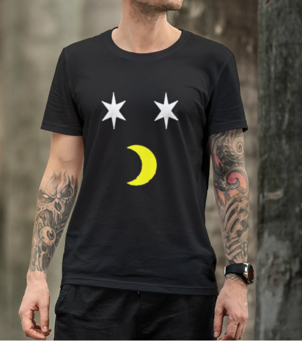 Theemiljay Kamala Harris Stars Crescent Moon Body Paint T-Shirt