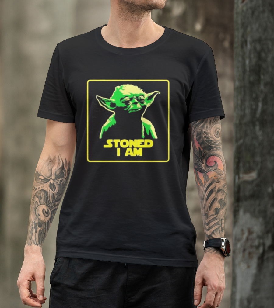 Star Wars Yoda Stoned I Am Jedi Master Meme T-Shirt