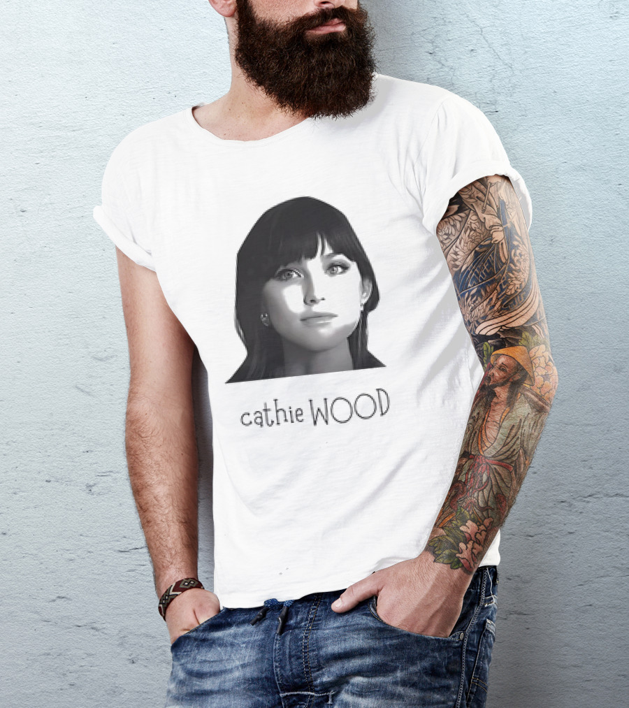 Cathie Wood Classic Portrait T-Shirt