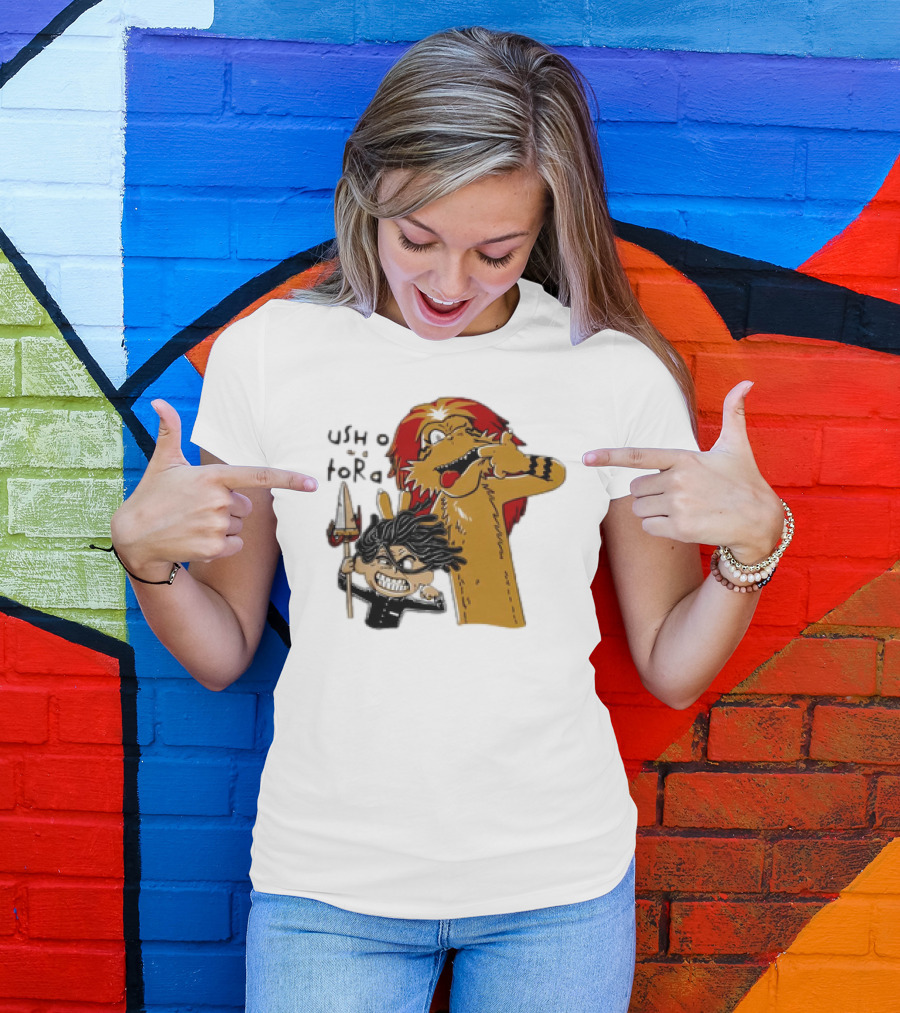 Ushio And Tora Calvin And Hobbes Mashup Tide And Tiger T-Shirt