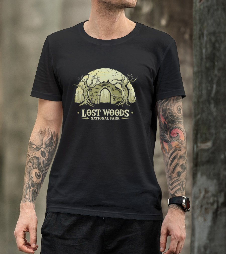 Legend Of Zelda Lost Woods National Park Adventure T-Shirt
