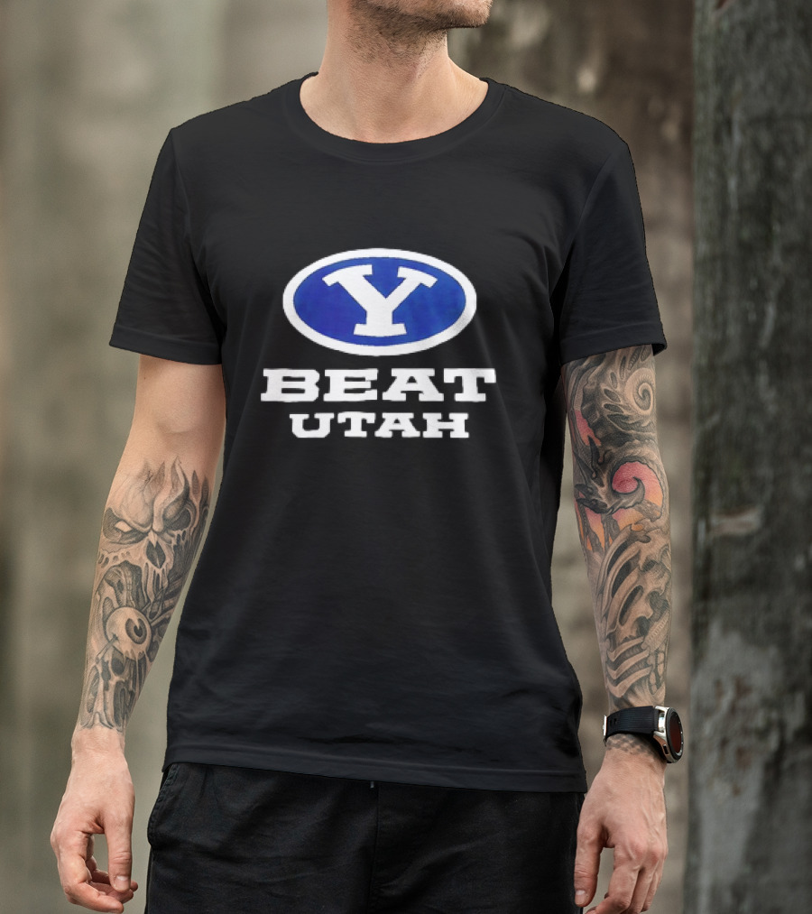 BYU Cougars Y Logo Beat Utah T-Shirt
