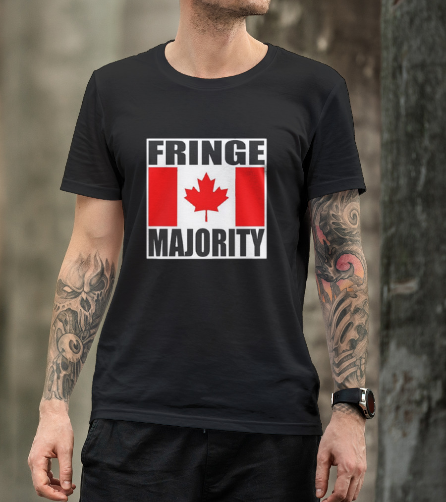 Fringe Majority Canada Flag Maple Leaf T-Shirt