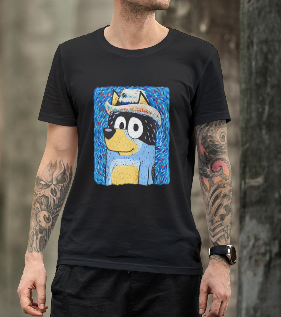 Heeler Family Van Gogh Bandit Van Dogh T-Shirt