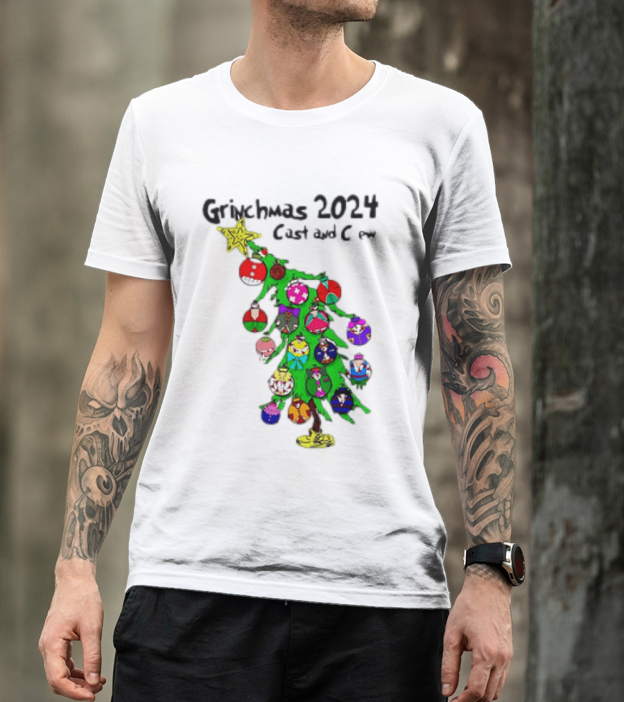 Grinchmas 2024 Cast And Crew Tree T-Shirt