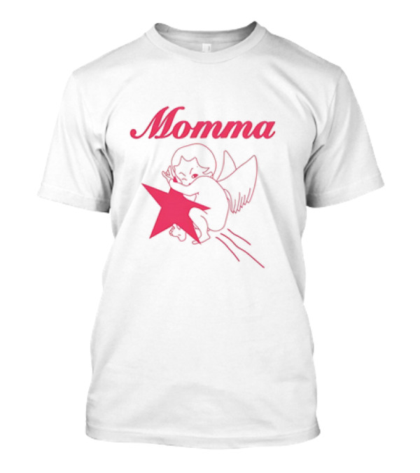 Momma Cupid Baby Angel With Star T-Shirt