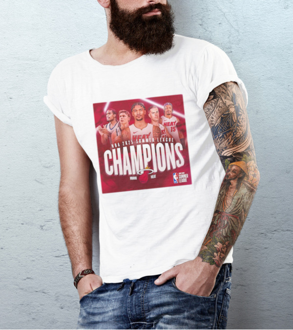 NBA 2K25 Summer League Champions Miami Heat T-Shirt