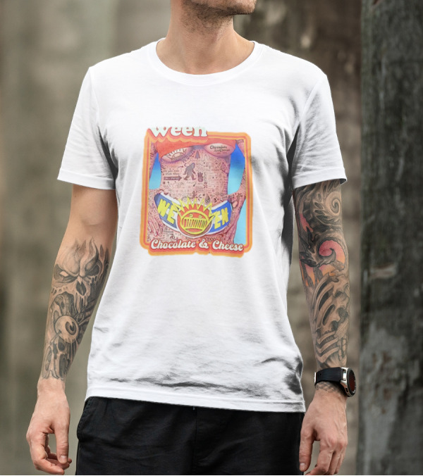 Ween Chocolate And Cheese Album Cover Art Vintage Comic T-Shirt