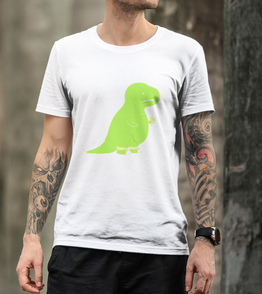 T-rex Struggles With An Ice Cream Cone Darn Silly Dinosaur Problem T-Shirt