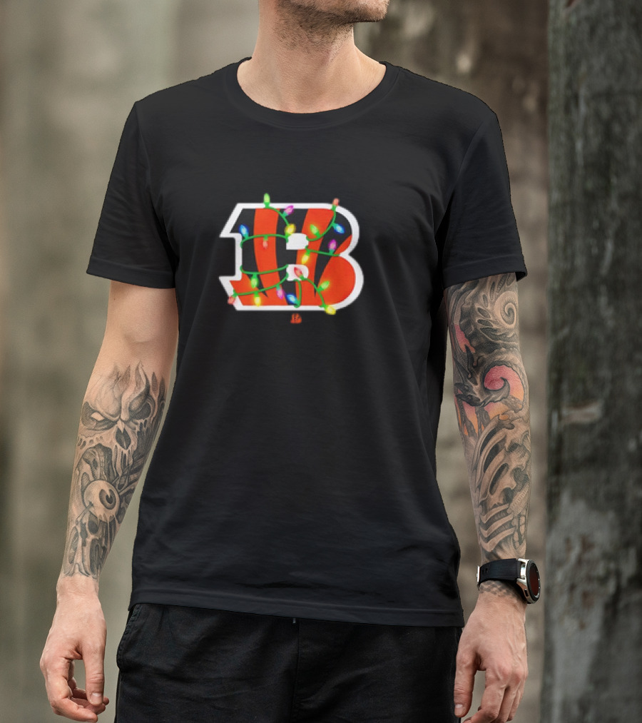 Cincinnati Bengals Holiday Lights B T-Shirt