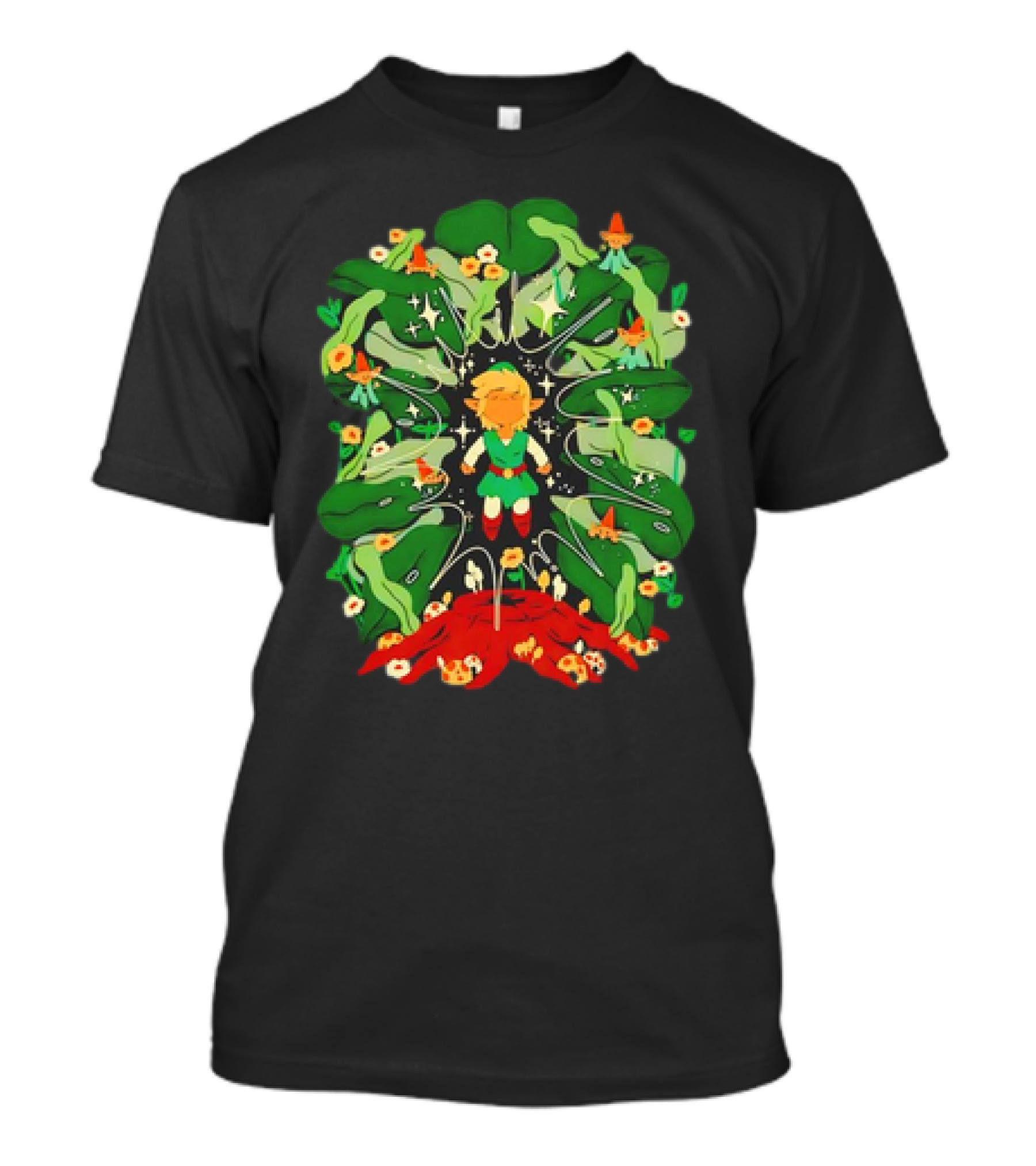 Learn To Navigate Worlds Of Giants And Little Ones Minish Boy Gnomes Kingdom T-Shirt