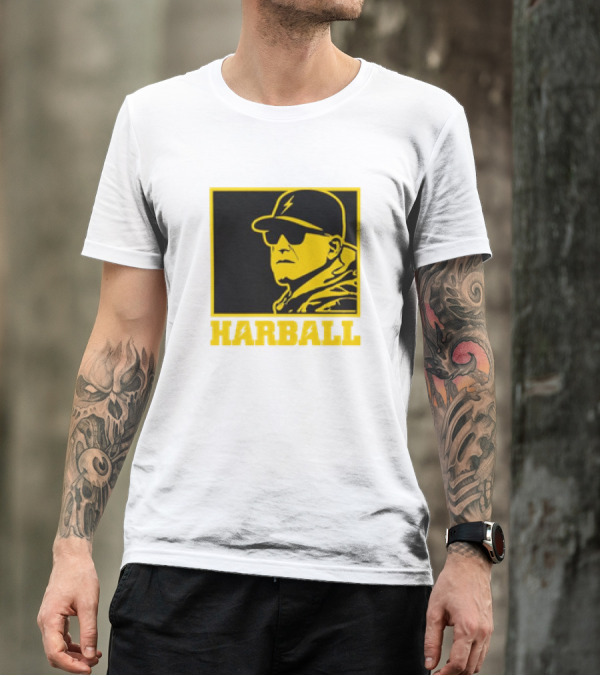 Chargers Harball NFL Royal Jim Harbaugh Los Angeles T-Shirt