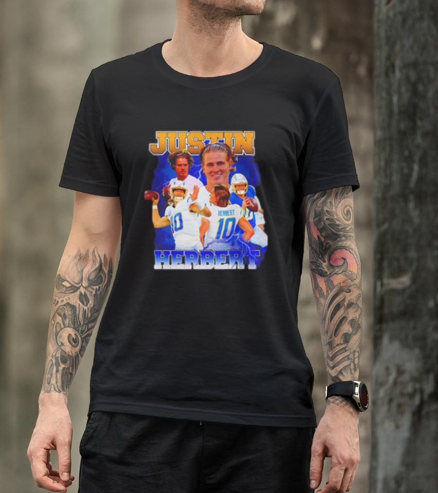 Justin Herbert Football Vintage T-Shirt