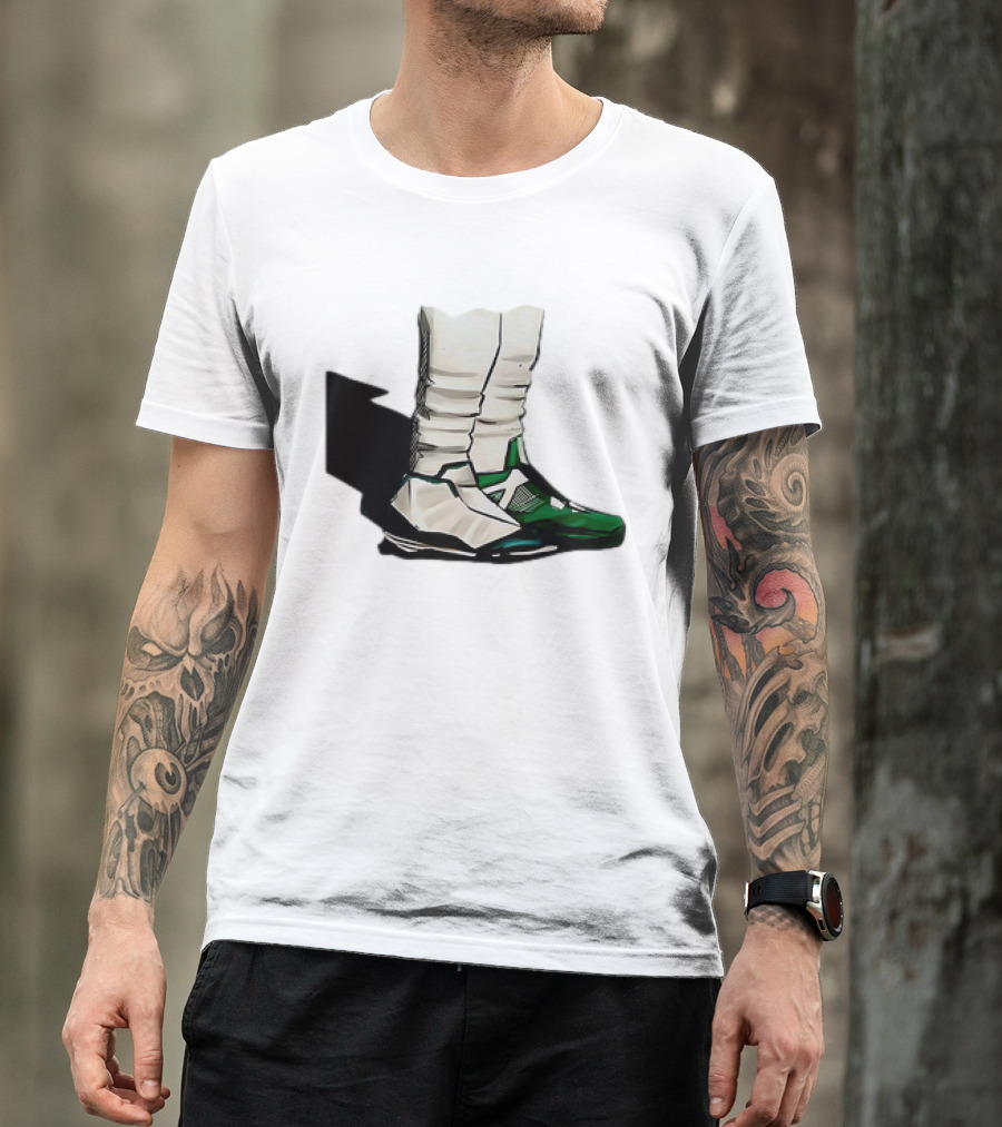 Jalen Hurts Eagles Two Shoes T-Shirt