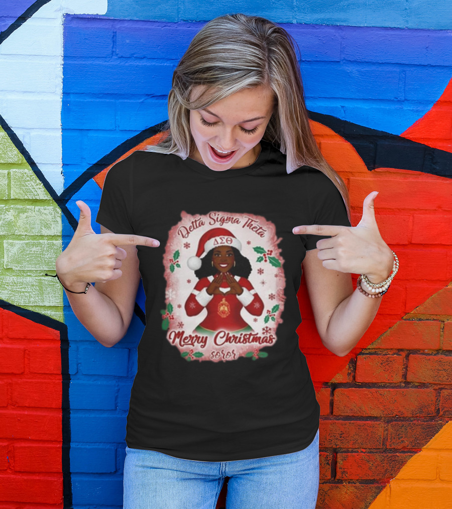 Delta Sigma Theta Merry Christmas Soror T-Shirt