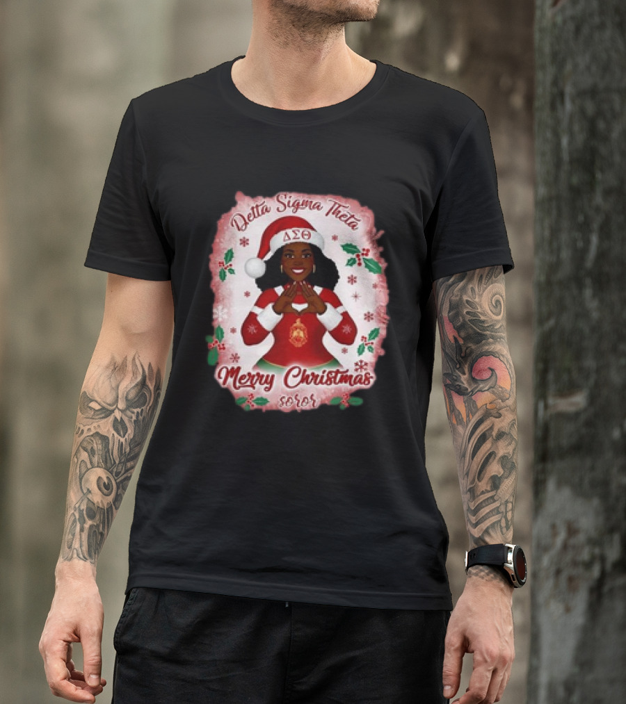Delta Sigma Theta Merry Christmas Soror T-Shirt