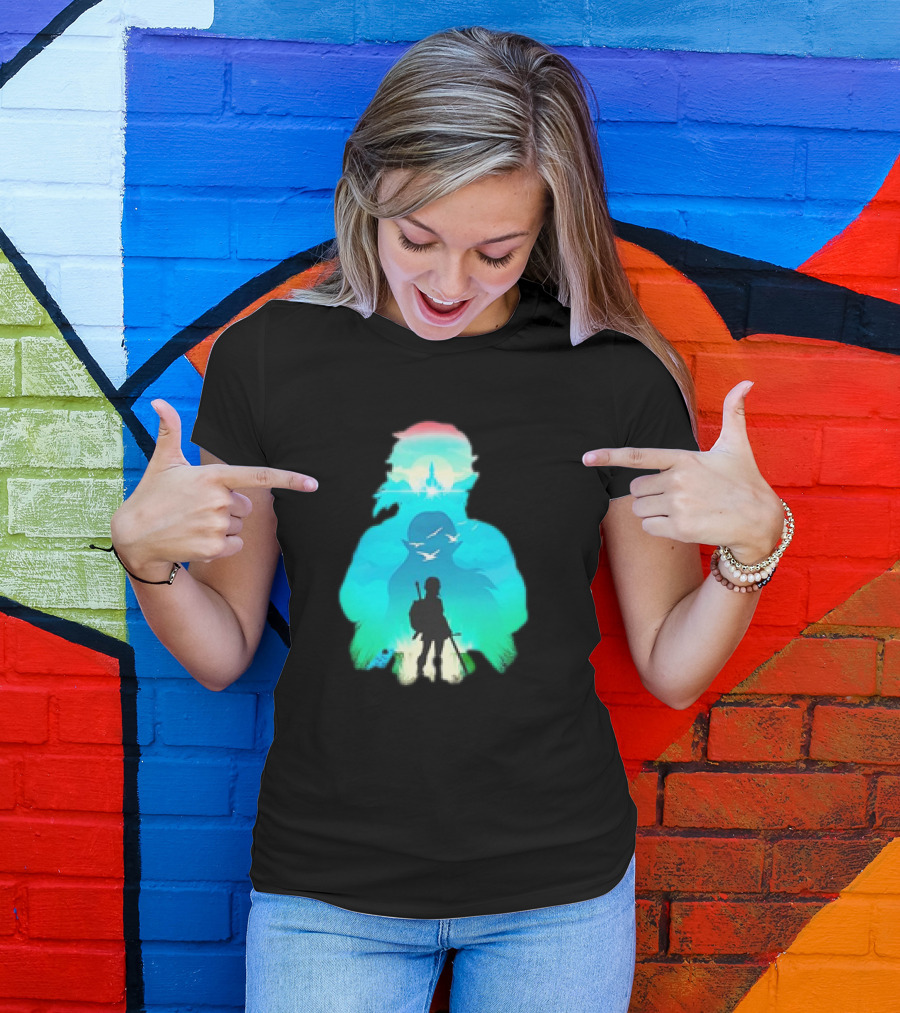 Hero Landscape Anime Adventure T-Shirt