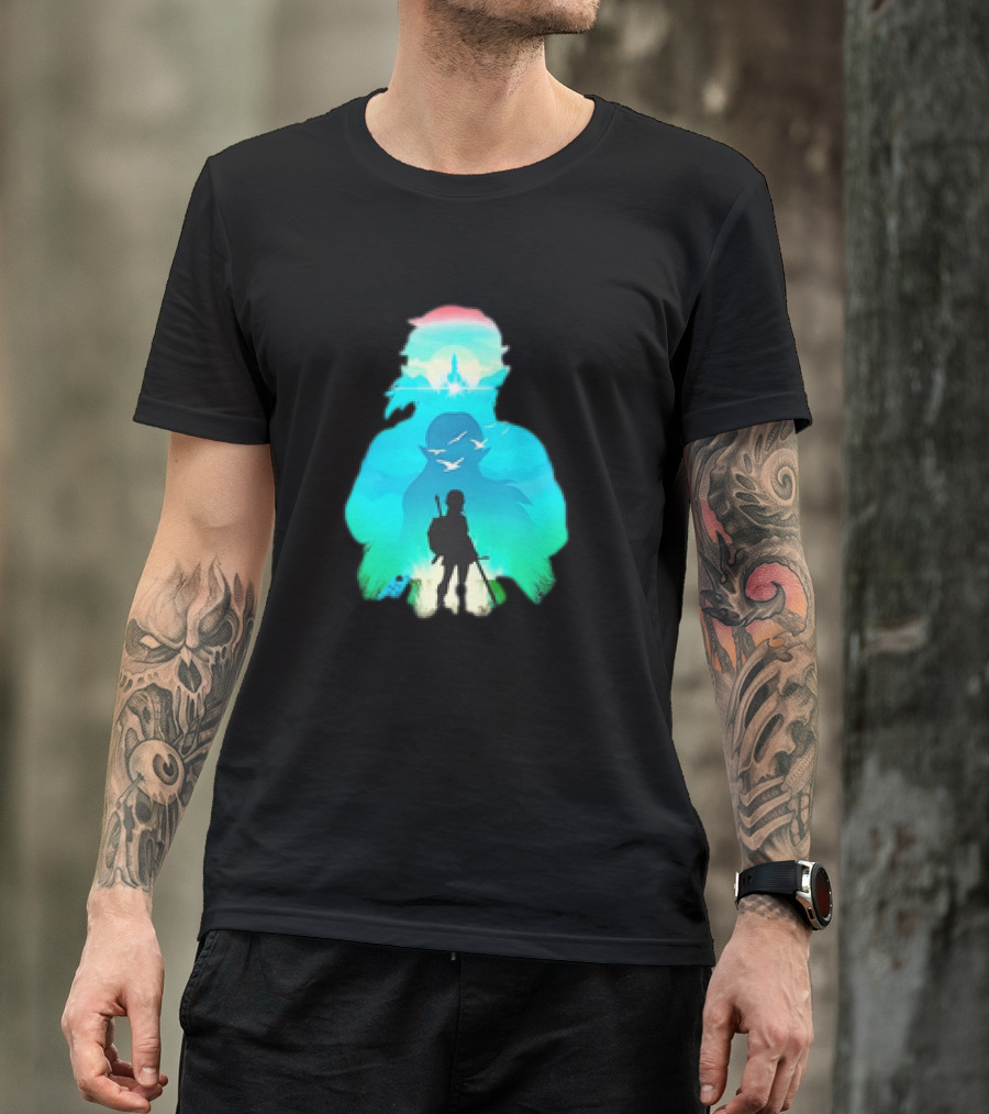 Hero Landscape Anime Adventure T-Shirt