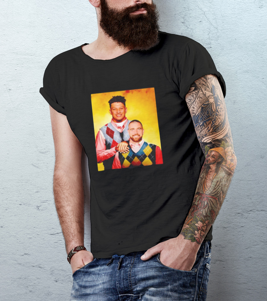 Kansas City Football Patrick Mahomes Travis Kelce Step Brothers T-Shirt