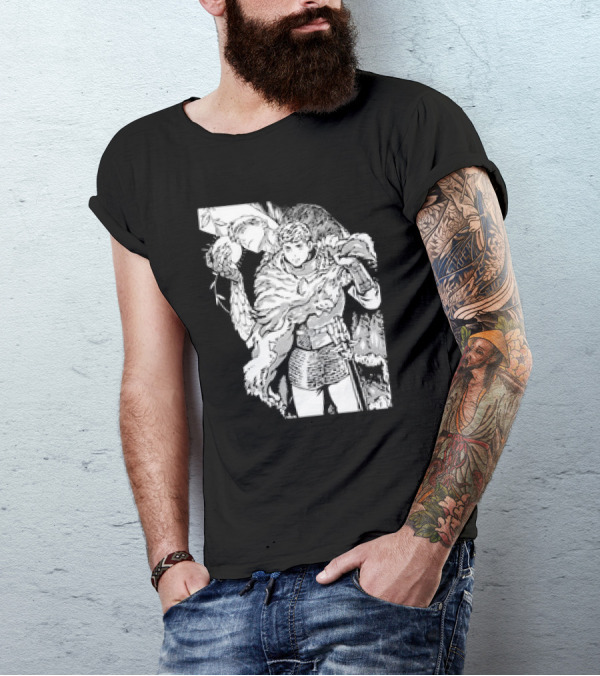 Tasty In Dungeon Anime Knight Fantasy Adventure Scene T-Shirt