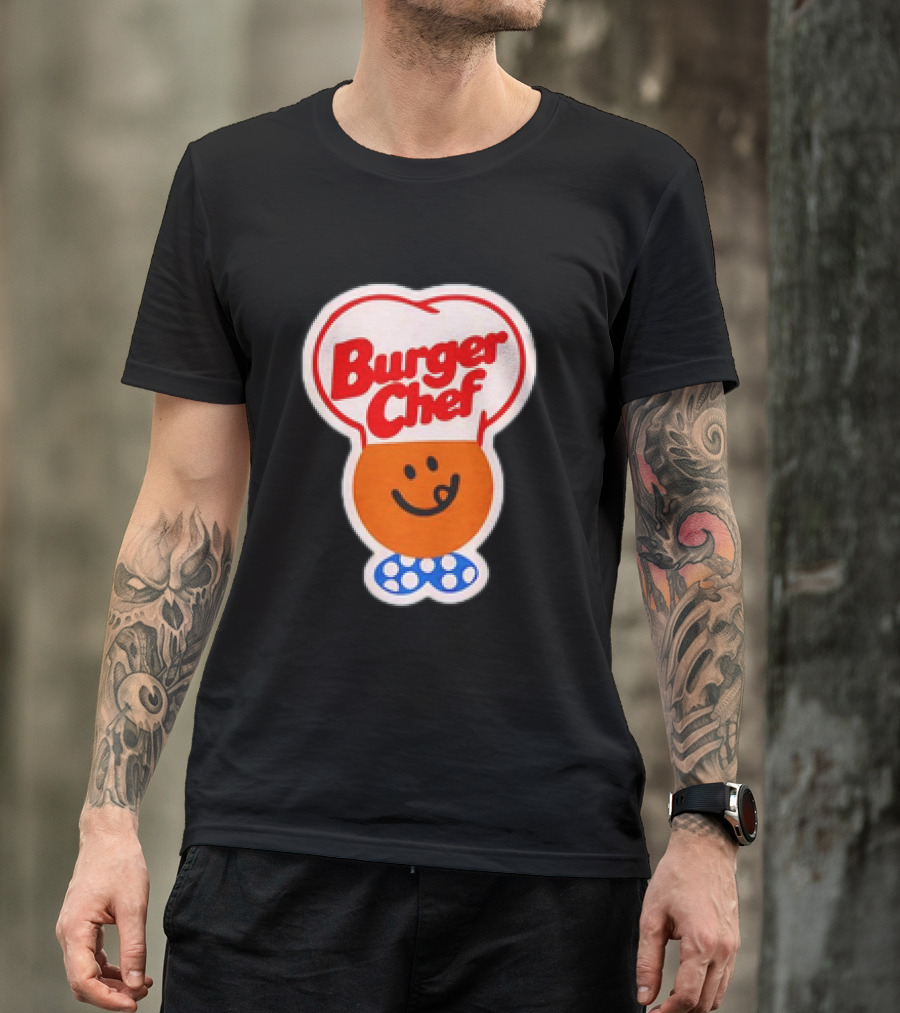 Burger Chef Red Smiling Icon Indianapolis T-Shirt
