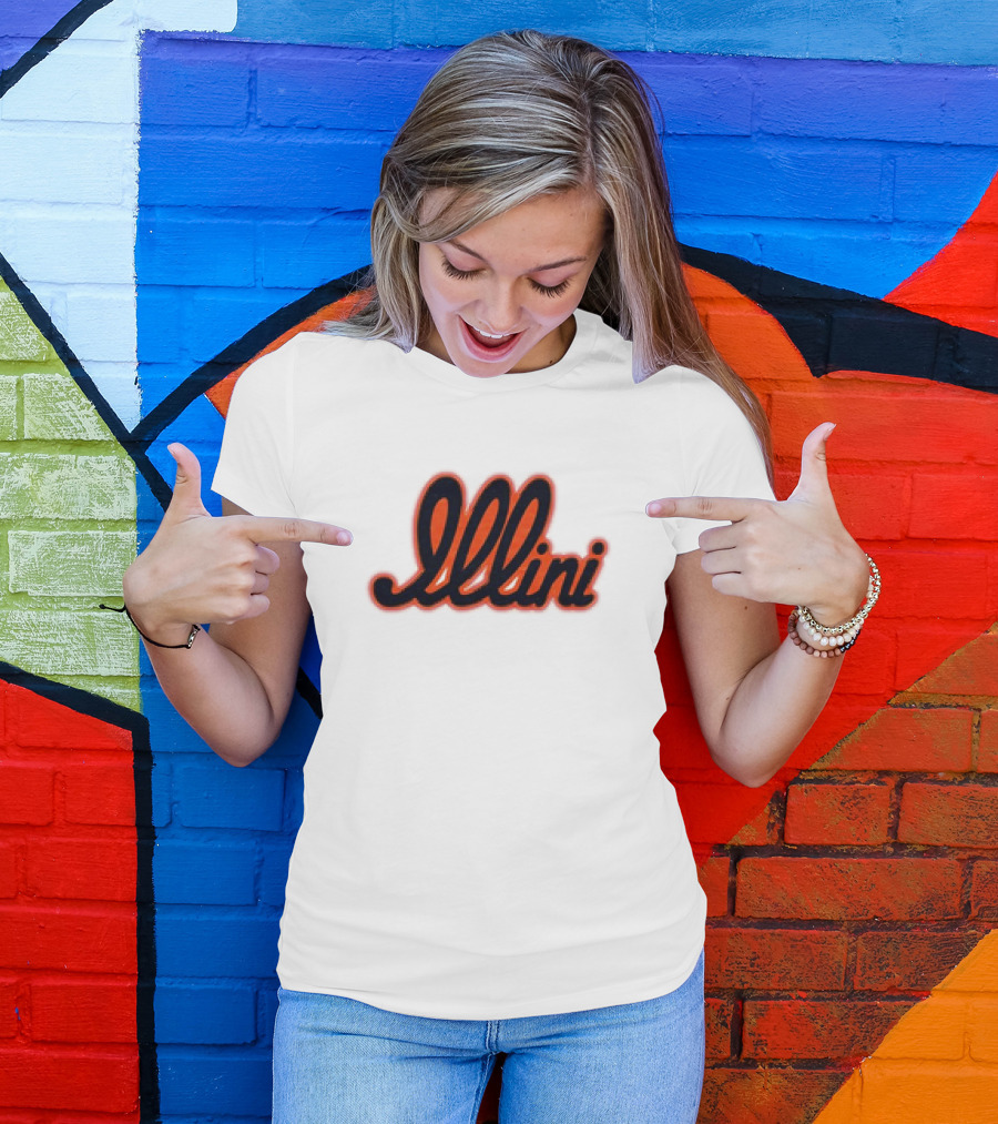 Illini Script University Of Illinois Sports Tradition T-Shirt