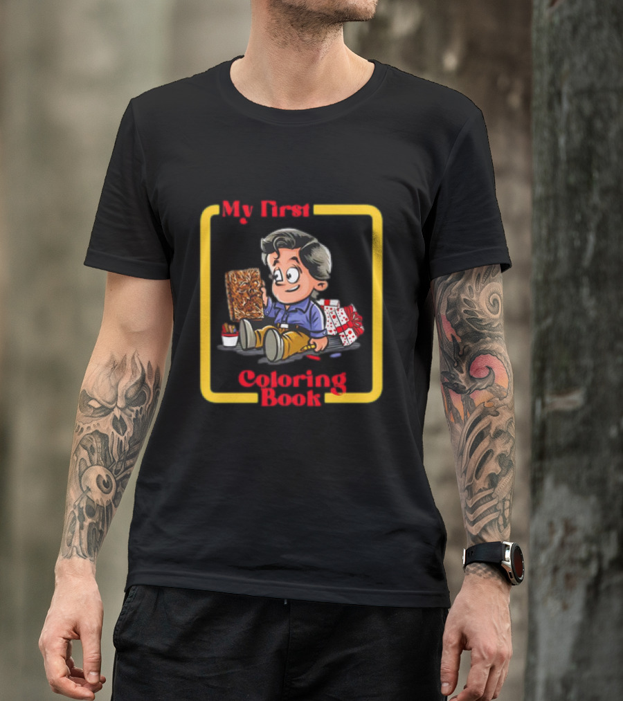 My First Coloring Book Ash Williams Necronomicon Ex-Mortis T-Shirt