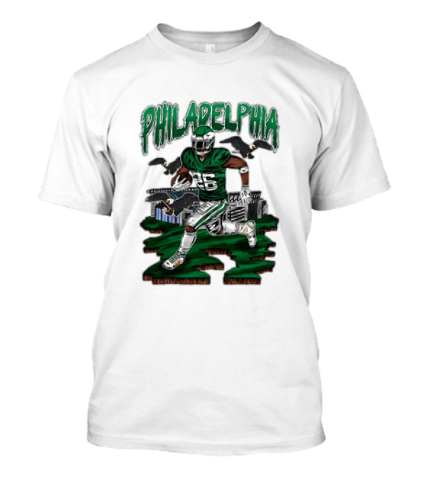 Philadelphia Eagles Bird Gang Running Back 26 T-Shirt