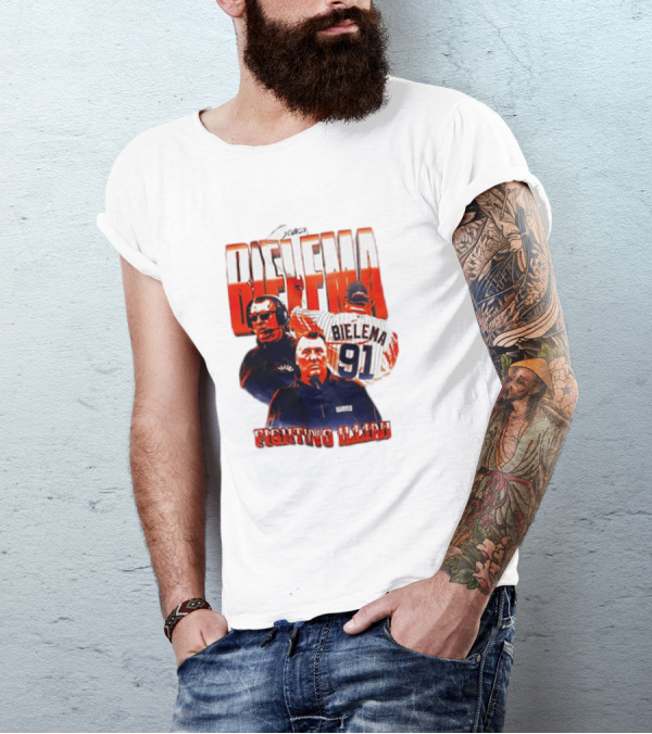 Coach Bielema 91 Fighting Illini T-Shirt