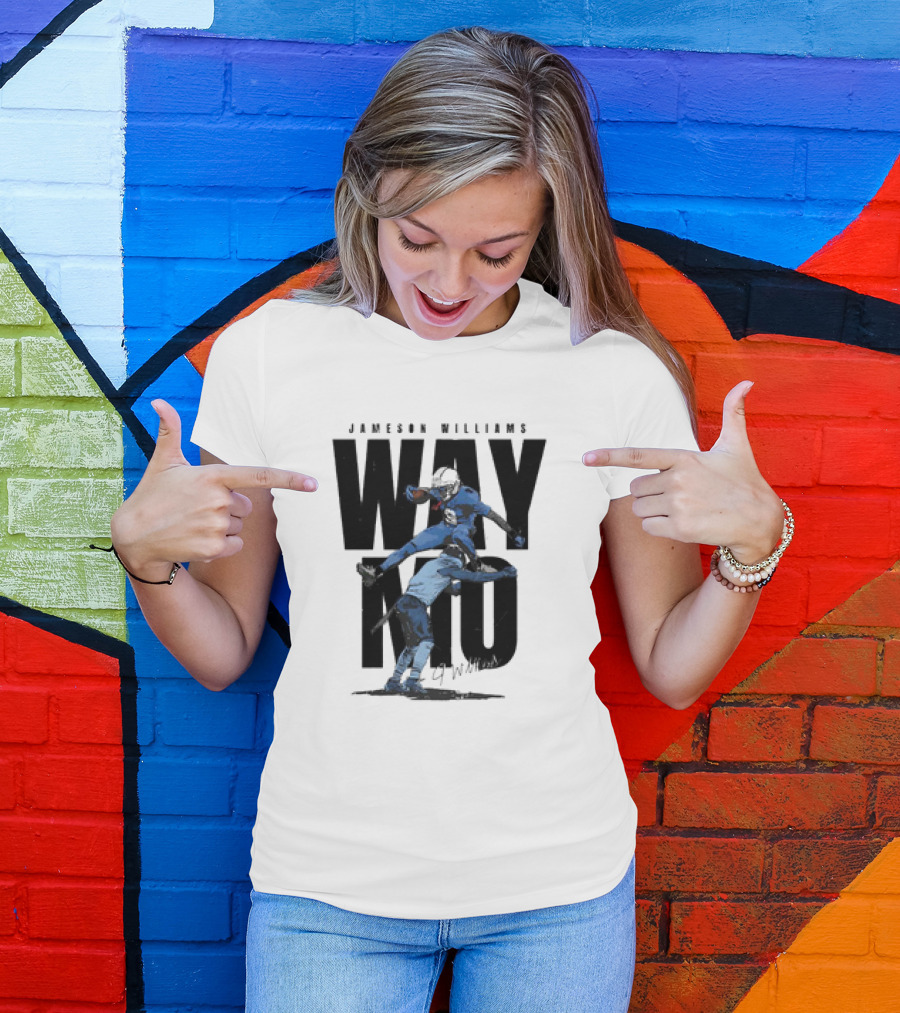 JAMESON WILLIAMS WAY NO HURDLE DETROIT LIONS VINTAGE T-Shirt