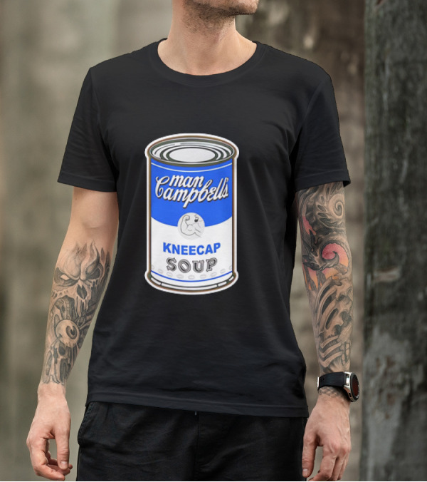 Man Campbell’s Vintage Kneecap Soup Can T-Shirt
