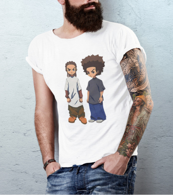 The Boondocks Huey And Riley Duo T-Shirt