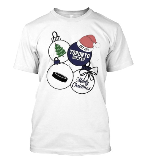 Merry Christmas Toronto Hockey Est 1917 T-Shirt