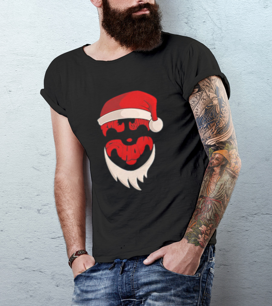 The Shaggs Santa Christmas Face T-Shirt