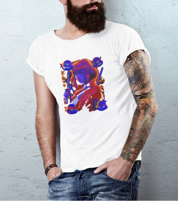 Ninja April O’Neil With Leonardo Raphael Donatello Michelangelo T-Shirt