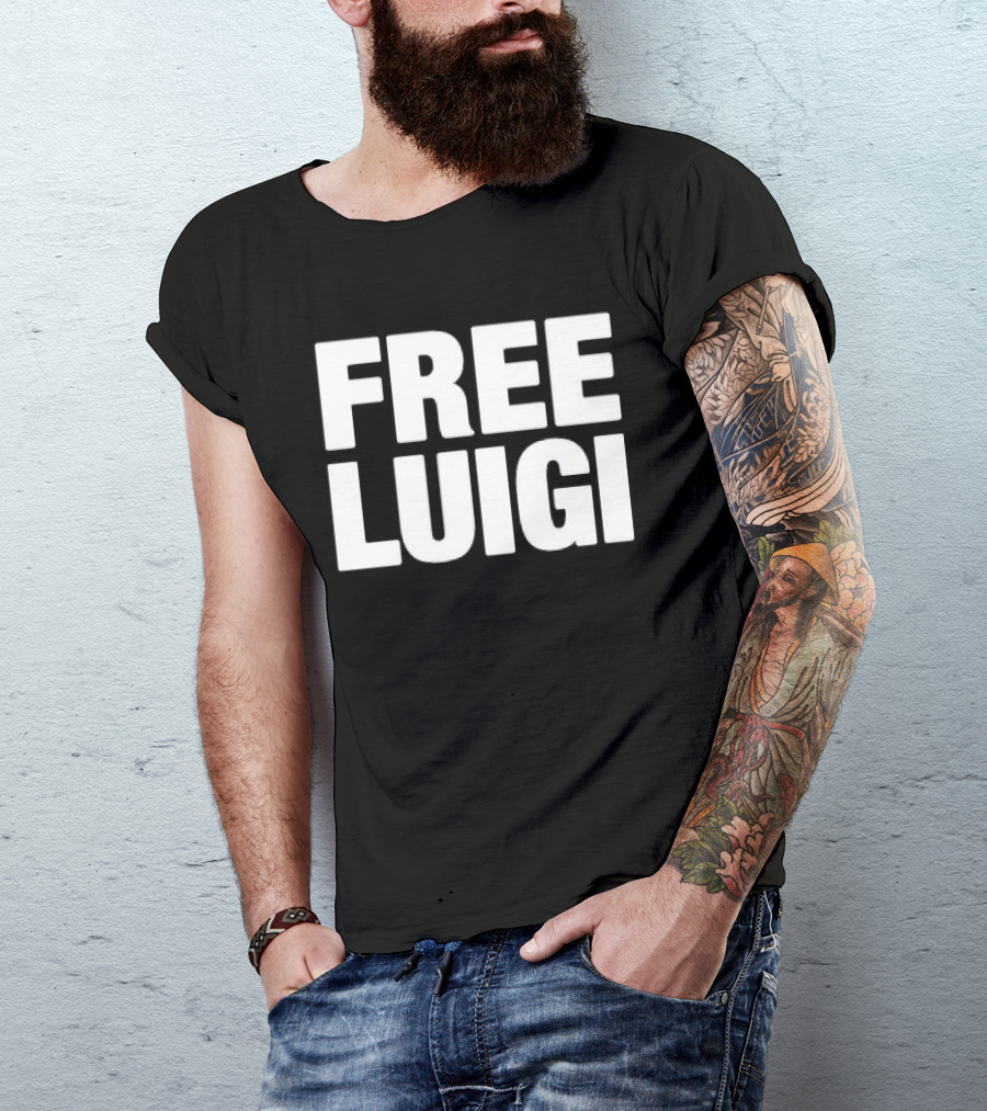 Free Luigi Campaign Shirt For Super Mario Fans T-Shirt