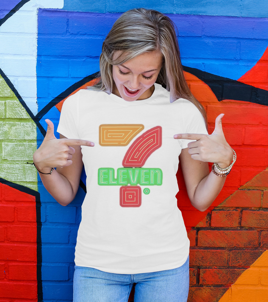 Ja’marr Chase X 7 Eleven Neon Logo Collaboration T-Shirt