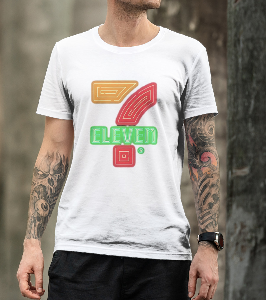 Ja’marr Chase X 7 Eleven Neon Logo Collaboration T-Shirt