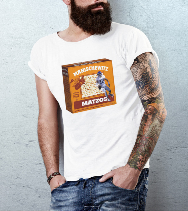 Manischewitz Matzos Jake Retzlaff Breaks Matzo And Records BYU Cougars Matzo Crunch Football T-Shirt
